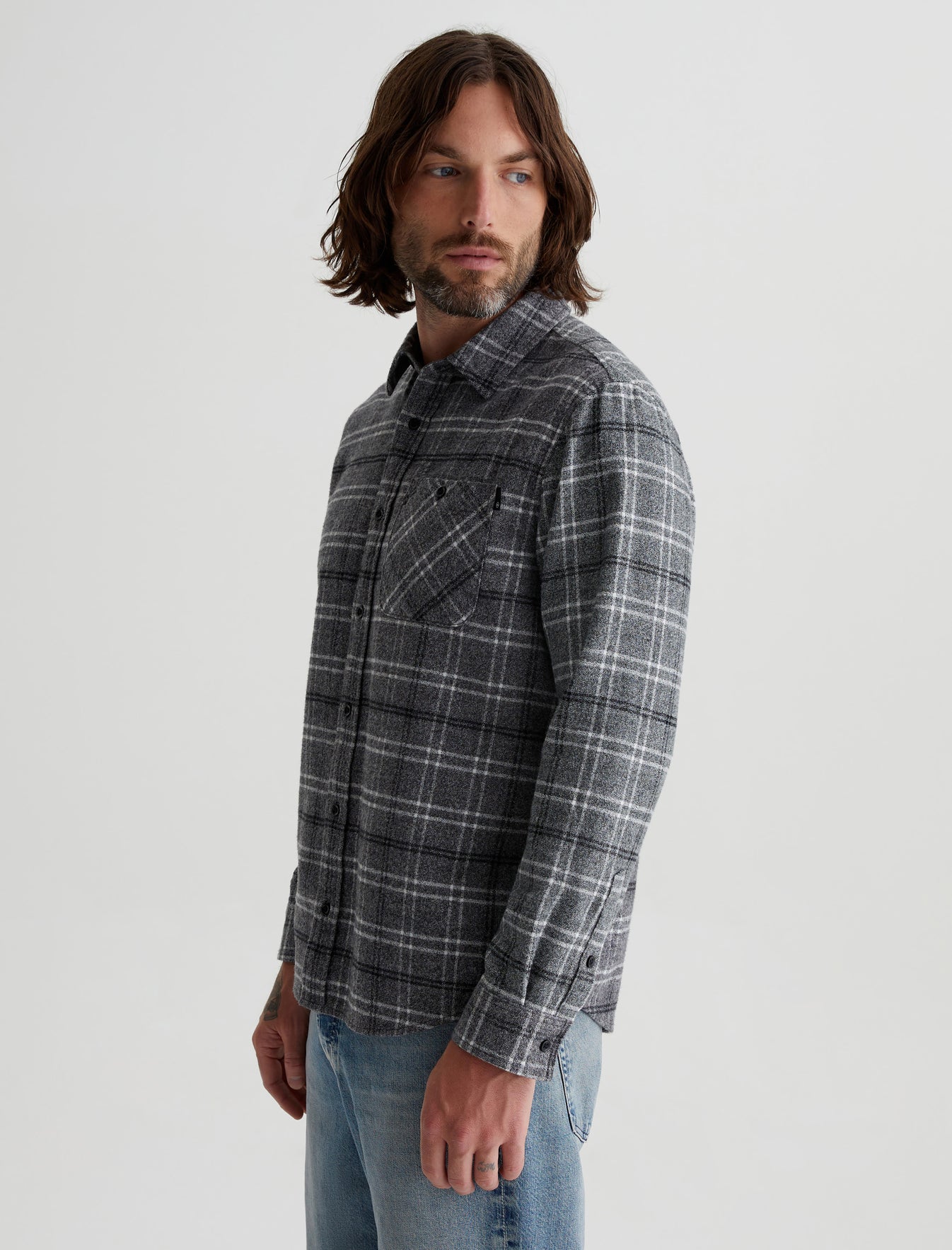 Aiden Shirt|Classic Long Sleeve Button Up Shirt